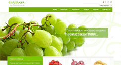 Desktop Screenshot of chaitanyaagro.com